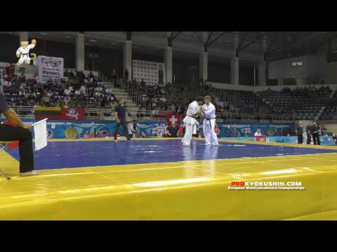 WKO EC 2016, 1 round -85 Yasir Mammadov (Azerbaijan, aka) - Adrian Perez (Spain)