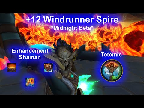Tried Totemic in a Beta M+! | Enhancement Shaman PvE | Midnight Beta