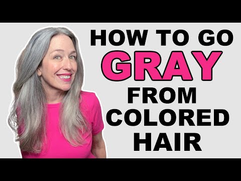 8 Best Ways To Go Gray from Dyed Hair