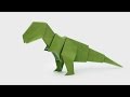Origami Dinosaur - T-Rex (Jo Nakashima) 