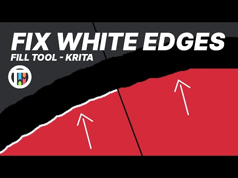 How to Fix White Edges After Using The Fill Tool in Krita