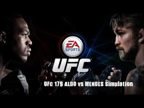 UFC 179 ALDO VS MENDES simulation EA UFC