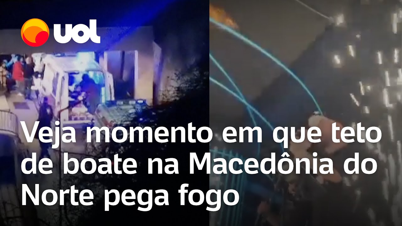 Incêndio na Macedônia do Norte: Vídeo mostra momento em que teto de boate começa a pegar fogo