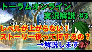 【トーラムオンライン実況】傭兵が教える初心者講座　#3　脱初心者への第一歩