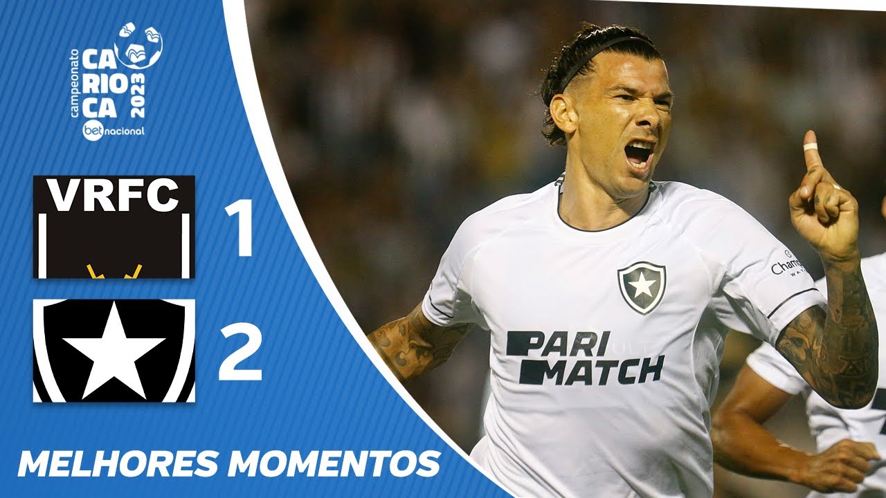 VÍDEO | Gols e melhores momentos da vitória do Botafogo sobre o Volta Redonda