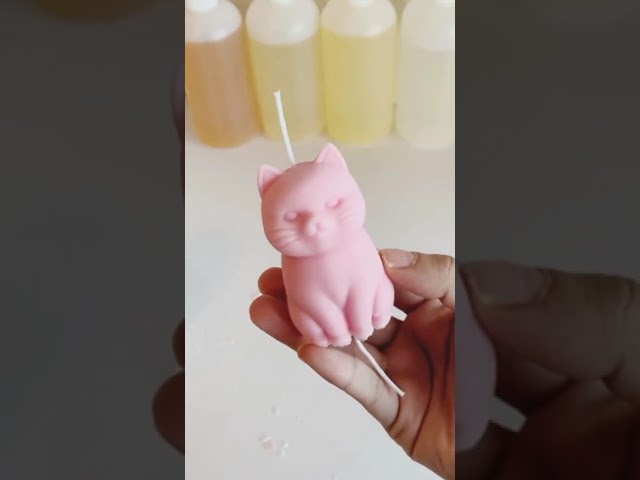 Vídeo relacionado con Vela con forma de pata de gato rosa, de cumpleaños brillante número 5, adecuada para niñas, velas con motivos de perros, decoración para cupcakes y tartas