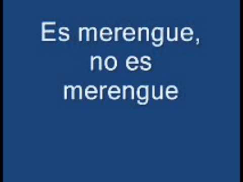 Es merengue no merengue