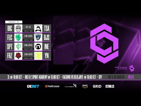 Falcons vs BLUEJAYS 🔹 CCT West Europe – PlayOffs 🏆 Online Series 1 - csgo live