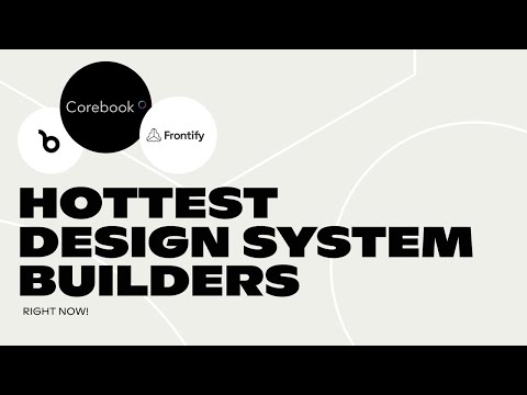 The TOP DESIGN SYSTEM WEBSITE BUILDERS 🪜 right now!