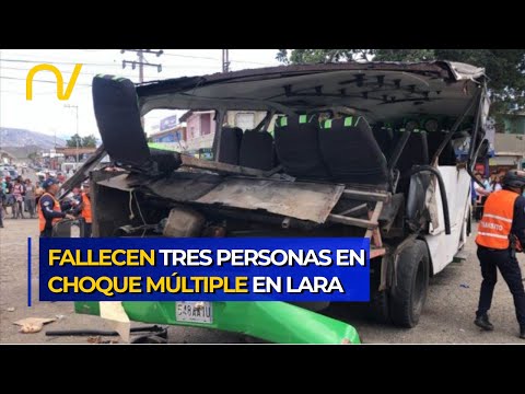 ¡TRAGEDIA en Lara! Accidente múltiple con gandola deja al menos 3 fallecidos