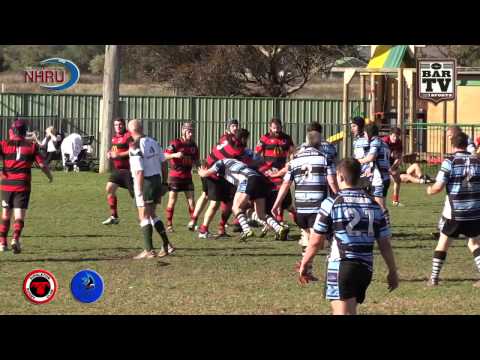 2015 NHRU Round 10 Premier 2 Highlights - Singleton v Nelson Bay