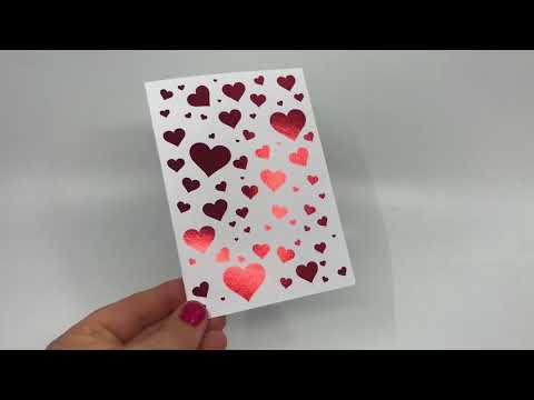 Sentio Digitally red Foiled Direct Mail