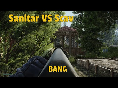 Escape from Tarkov - Taking down Sanitar and his boys as a scav