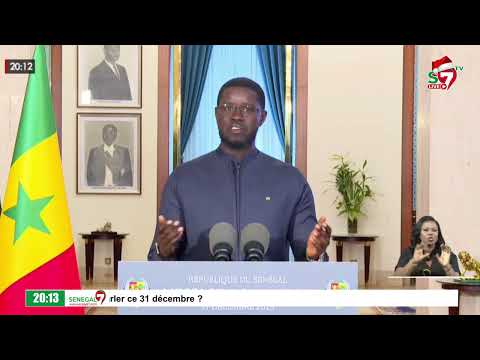 Discours à la Nation: L’intégralité du discours du President Diomaye Faye en Français
