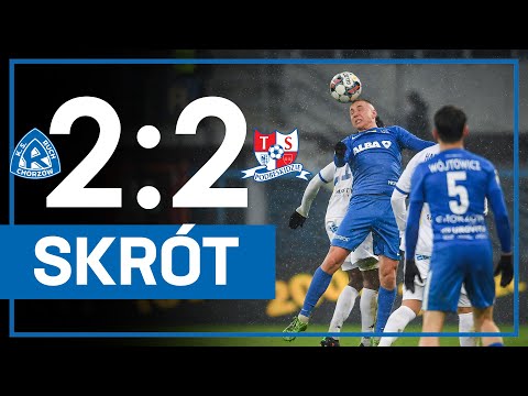 SKRÓT: Ruch Chorzów 2-2 Podbeskidzie Bielsko-Biała (06.04.2023)