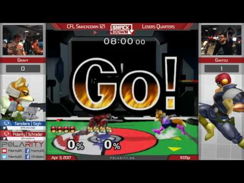 CFL Smackdown 121 Melee - Gravy (Fox) vs Gahtzu (Falcon) - Losers Quarters
