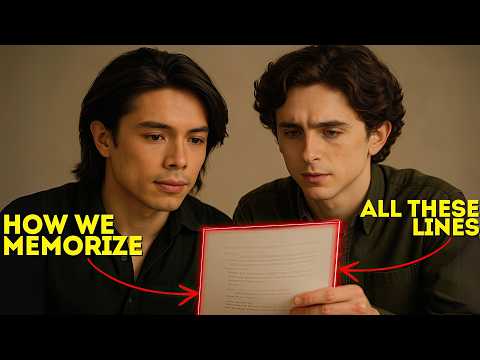 How Actors Memorize A CRAZY Amount Of Lines