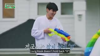 BTS playing with water gun like kids in the soop s