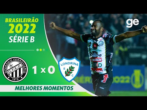 Gols e lances de Operário x Londrina