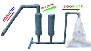 Download lagu I turn PVC pipe into a water pump free no need electric power mp3