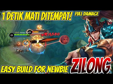 ZILONG FULL DAMAGE ONE HIT DELETE - Zilong Best Build 2023 ~ MLBB