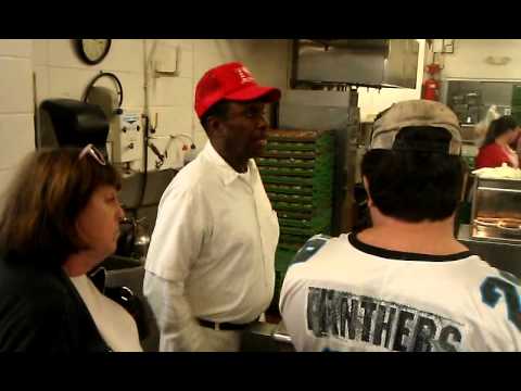 J C strobel at the Beacon Drive-in.