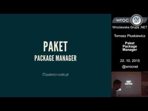 Spotkanie 79: Tomasz Pluskiewicz - Paket Package Manager