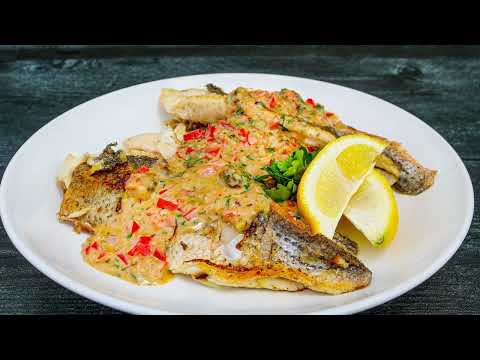 Pan Seared Striped Bass with Lemon Sauce Recipe by Carolina Cooker®