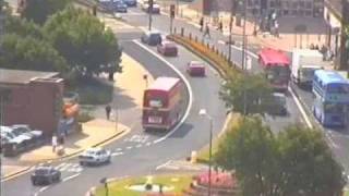 preview picture of video 'Derby from the top of the Cathedral in 1994, take a Nostalgic look at Derby 17 years ago'