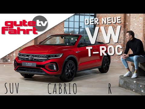 VW T-Roc Facelift (2022): Das Kompakt-SUV wird ein Softie! Sitzprobe in Coupé, Cabrio und R