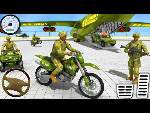 US Offroad Army Truck Driving 3D 2025 - Army Truck Driving Cargo Games - Andriod Gameplay