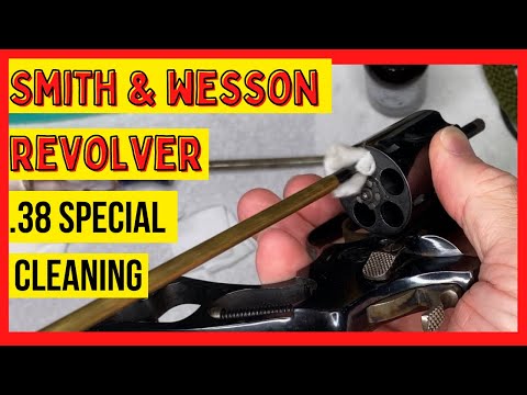 How To Clean A Smith & Wesson .38 Revolver (FAST EASY METHOD!!) #guncleaning #smithandwesson