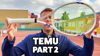 We tested a TEMU Racquet, part 2