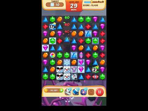 Jewel Match King Level 393 - Walkthrough ( No Booster )
