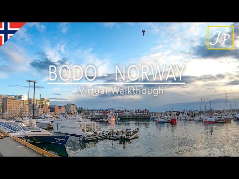 Bodø Norway - An Evening Walk Along The Marina