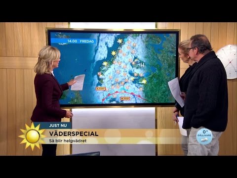 Väderspecial: Så blir helgvädret - Nyhetsmorgon (TV4)