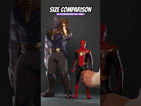 Size comparison: Hot Toys Marvel Studios Avengers Infinity war - Thanos #hottoys #marvel