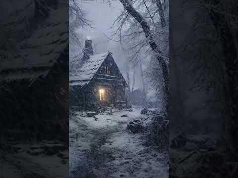 Snow Storm Sounds for Sleeping #blizzardsounds #snow #wintersounds