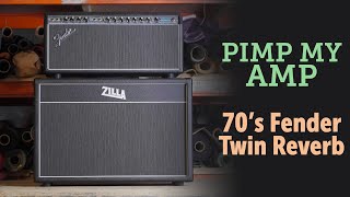 Video thumbnail for Fender Silverface Twin combo to head conversion by Zilla Cabs, before and after. by Zilla Cabs