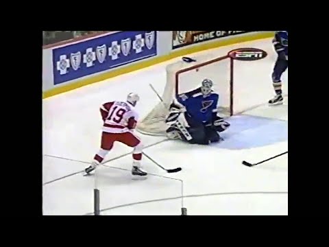 00/01 RS: STL @ Det Highlights - 2/23/01 (Yzerman's 1,600th Point)