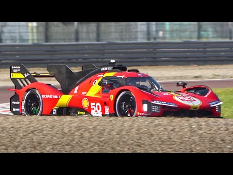 Ferrari 499P Hypercar Testing HARD @ Fiorano