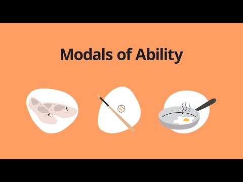 Present Modals of Ability – English Grammar Lessons