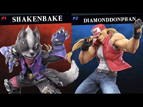 Smash @ BAM Cards - ShakeNBake (Wolf) vs. DiamondDonphan (Terry) - SSBU Tournament