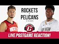Houston Rockets Vs New Orleans Pelicans Postgame
