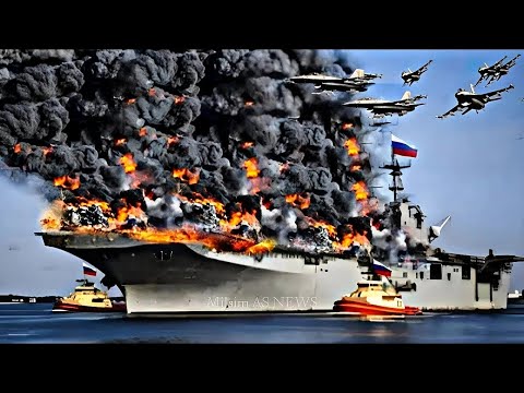 13 minutes ago, US F-16 pilots brutally destroyed a Russian aircraft carrier in the Black Sea.