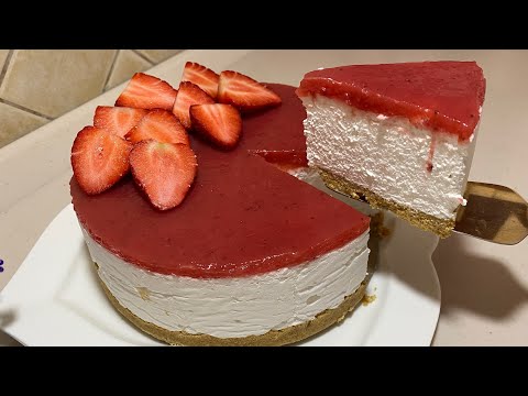 Ëmbëlsirë e preferuar pas Iftarit CHEESECAKE pa Pjekje 🍓🍓
