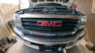 2006 GMC Sierra 3500 A/C Condenser Removal