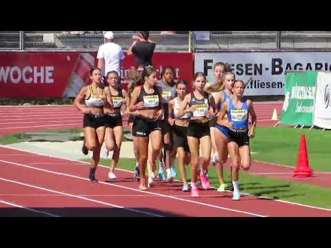 1000m-Lauf weiblich (Lauf 1) Österreichische U16-Meisterschaften 10. 9. 2023 Kapfenberg