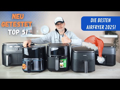 Heißluftfritteuse Test 2025 ✅ Die Besten der Besten im Praxistest!