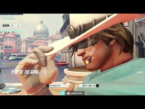 POTG! GALE MCCREE + WDOWMAKER! GAMEPLAY OVERWATCH SEASON 24 TOP 500